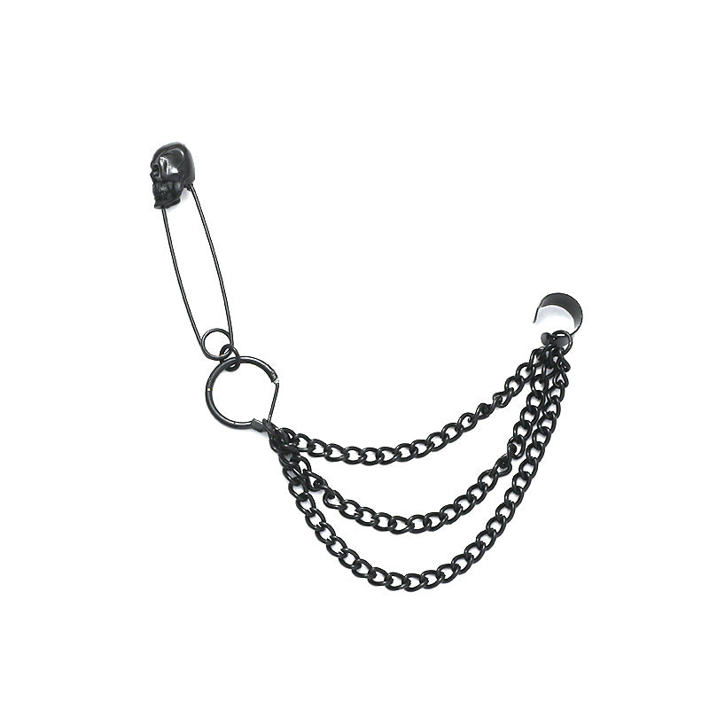 Wholesale Vintage Statemente Punk Chain Alloy Earrings